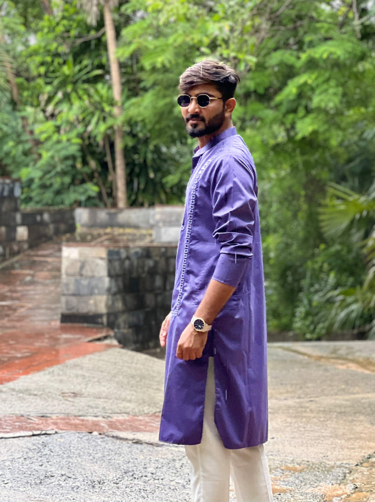 Velura – Royal Purple Men’s Kurta