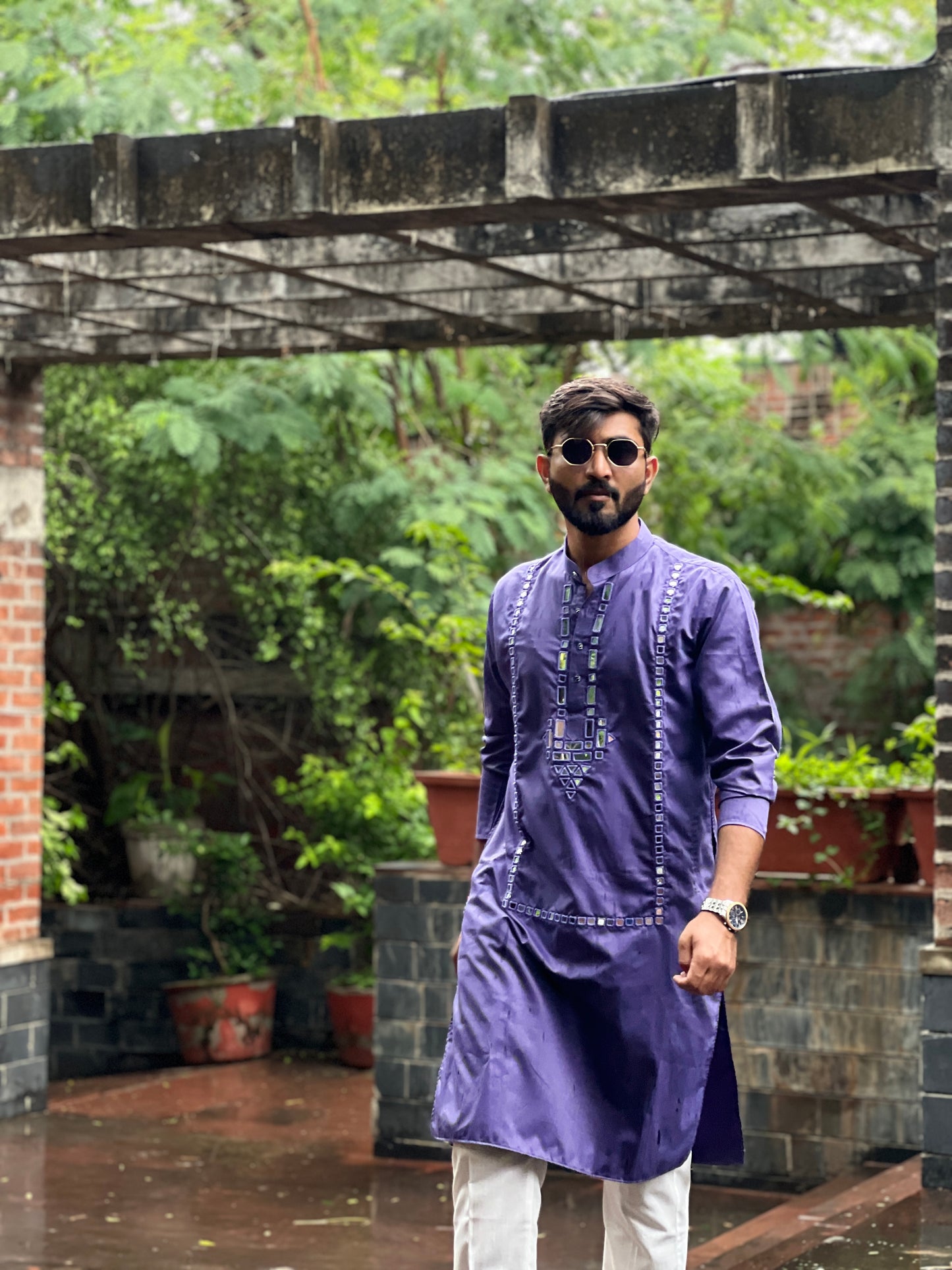 Velura – Royal Purple Men’s Kurta