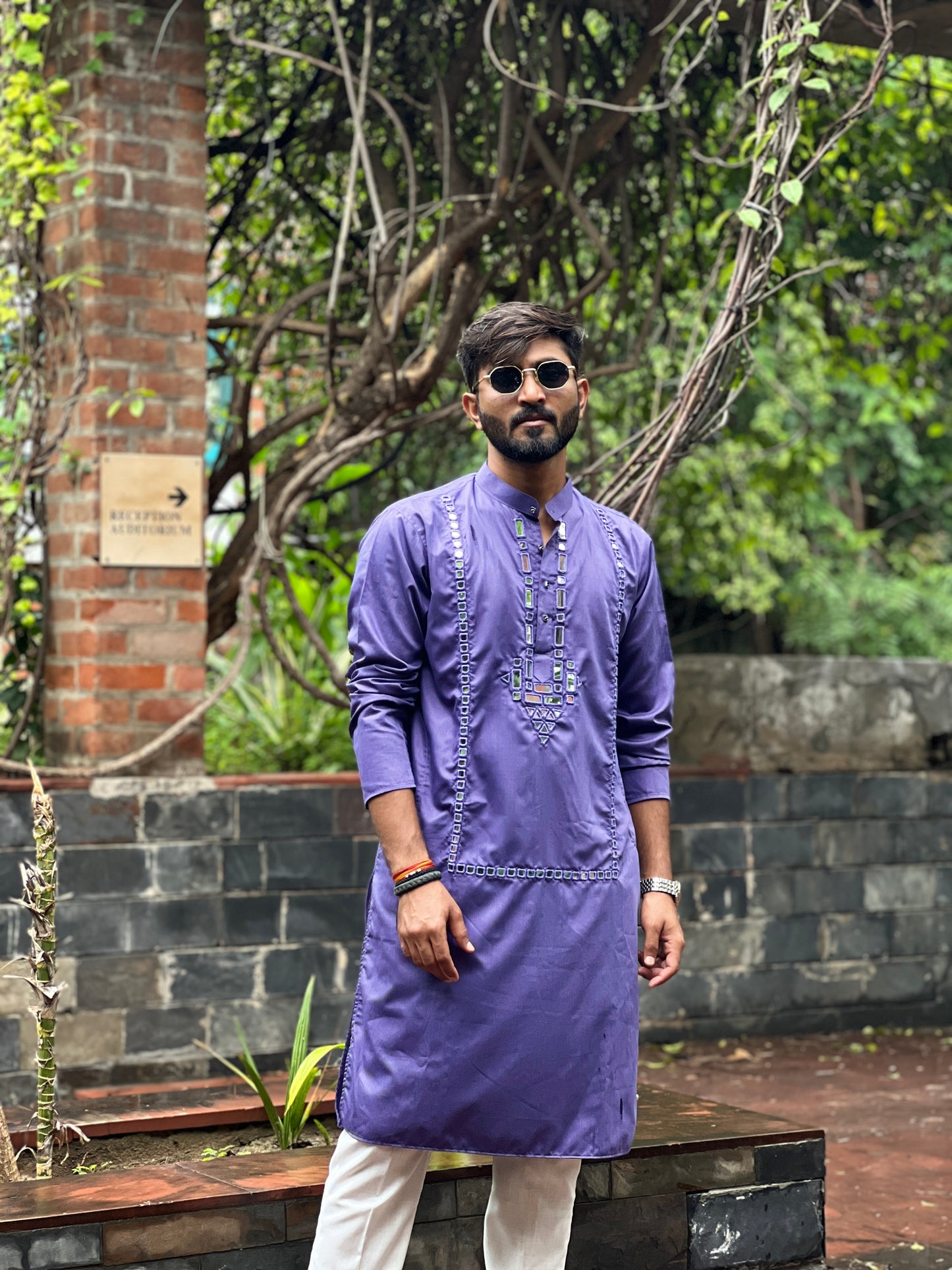 Velura – Royal Purple Men’s Kurta